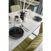 Кухонный стол Notta Лиман 140х80 615157 (бетон светлый/черный матовый)