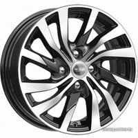 Литые диски K&K КС882 15x6" 4x100мм DIA 60.1мм ET 50мм Алмаз черный