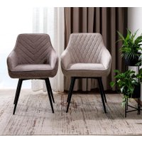 Стул с подлокотниками Signal Servio Brego 34 (бежевый/черный)