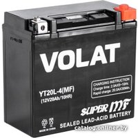 Мотоциклетный аккумулятор VOLAT YT20L-4 (20 А·ч)