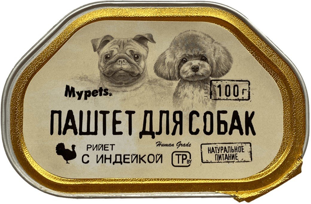 

Пресервы Mypets Паштет из индейки 40333 (100 г)