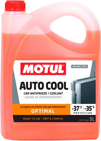 Антифриз Motul Auto Cool Optimal G12/G12+ (5л, оранжевый)