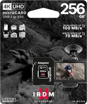 IRDM microSDXC IR-M3AA-2560R12 256GB (с адаптером)