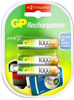 

Батарейка GP 100AAAHC4/2-2CR6
