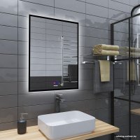  Grossman Зеркало Pragma-норма Black LED 1870802 (с сенсорным выключателем и подогревом)