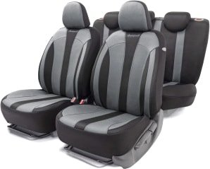 Комплект чехлов для сидений Autoprofi Performance PRF-1505 (черный/серый)