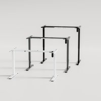 Стол для работы стоя ErgoSmart Electric Desk Prime 1200х650х25 мм (альпийский белый/белый)