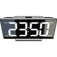 Настольные часы Soundmax SM-1561U (черный/белый)