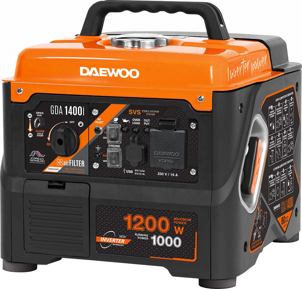 

Бензиновый генератор Daewoo Power GDA 1400i