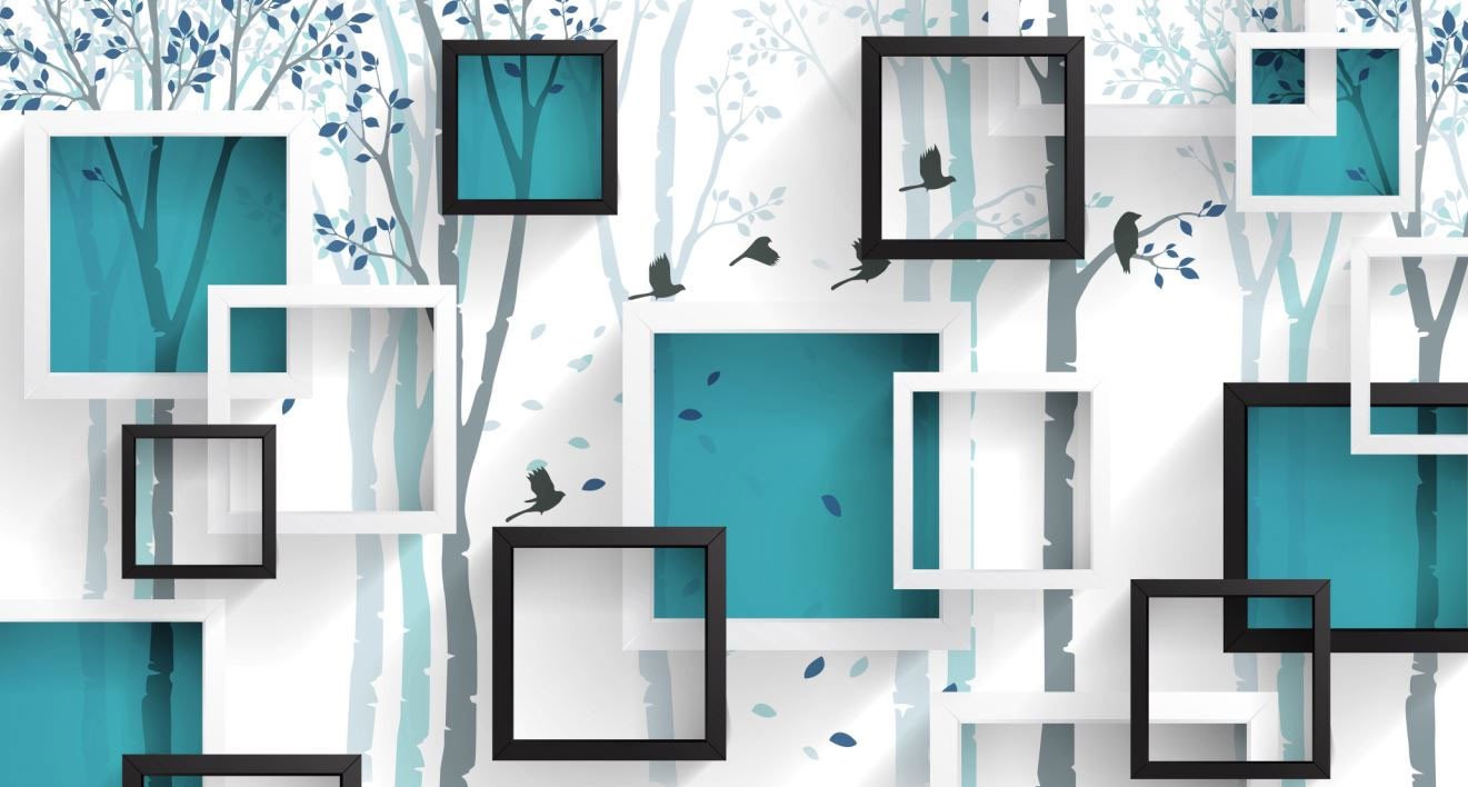 

Фотообои ФабрикаФресок Бирюзовые квадраты 635270 (500x270)