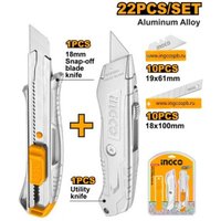 Нож строительный Ingco HUK180225 2шт