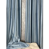 Штора Ника Зварико 7200270 2.0x2.7 м (серый/голубой/индиго 24)