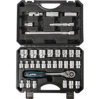 Набор трещотка с головками Bort BTK-33 (33 предмета)