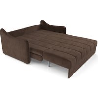 Диван Мебель-АРС аккордеон Давос НПБ 140x200 см M2-113-7 (велюр молочный шоколад НВ-178/13) в Гомеле