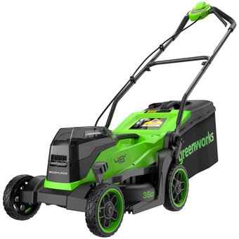 Газонокосилка Greenworks GD24X2LM361K4 2520707UD (с 2-мя АКБ)