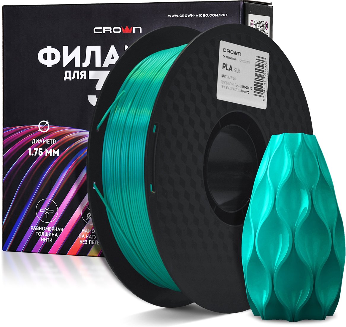 

Пластик CrownMicro CM-FILPLAS006G