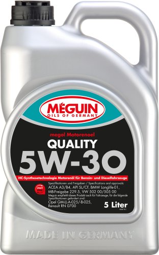 Моторное масло Meguin Megol Quality 5W-30 5л [6567]
