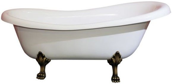 

Ванна Aqua de Marco Edelweis 170x78 1170WBEDE (бронзовые ножки)
