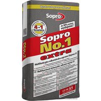 Клей для плитки Sopro высокоэластичный No.1 400 extra (серый, 22.5 кг)