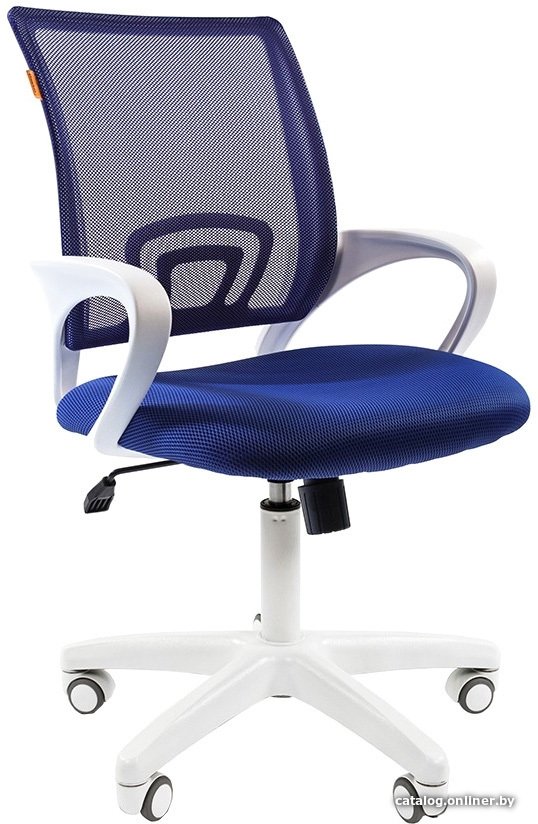 Офисное кресло CHAIRMAN 696 white (синий)
