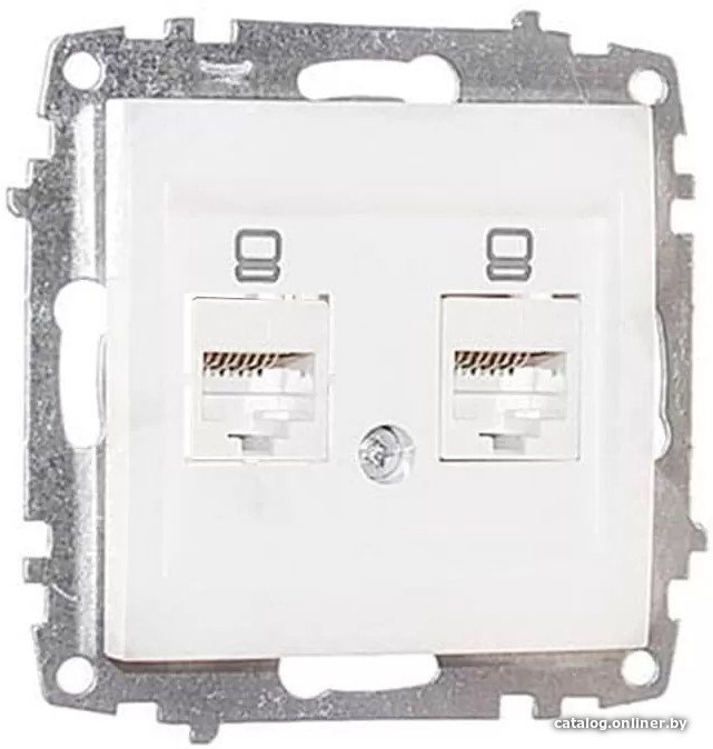 Розетка компьютерная Elbi Zena-Vega 609-015600-248 (белый)