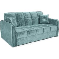 Диван Мебель-АРС Аккордеон Свег НПБ 180x200 (велюр мятный Plush OWV-27)