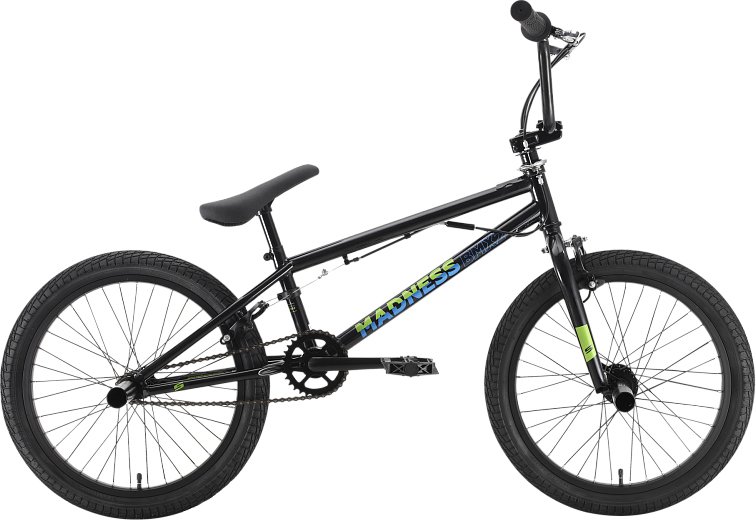 

Велосипед Stark Madness BMX 2 2022 (черный/зеленый)