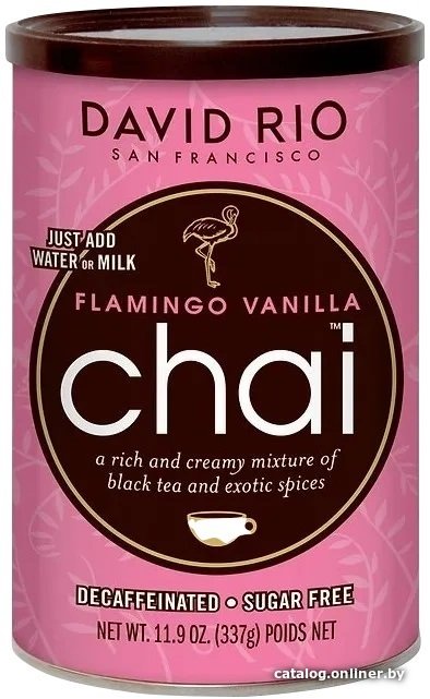 Черный чай David Rio Flamingo Vanilla 337 г