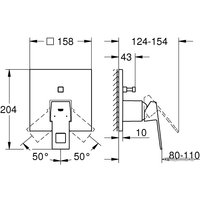 Смеситель Grohe Eurocube 24062000