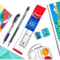 Набор школьника Офистон Маркет Набор школьно-письменных принадлежностей, 25-предметов