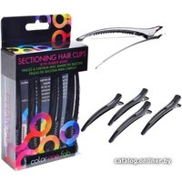 Зажим для волос Framar Super Sectioners Clip Black (4 шт)