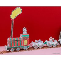 3Д-пазл Miniso Поезд 6654 (с 5 цветными маркерами)