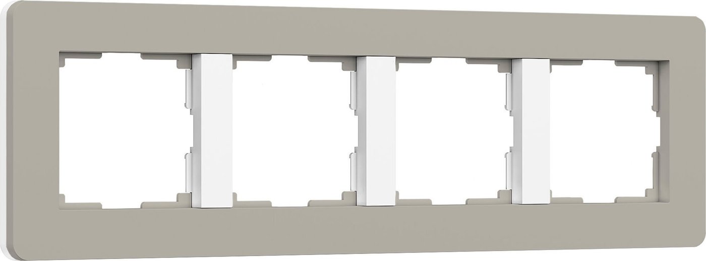 

Рамка Werkel Split W0043067 (дымчатый/белый, Soft-Touch)