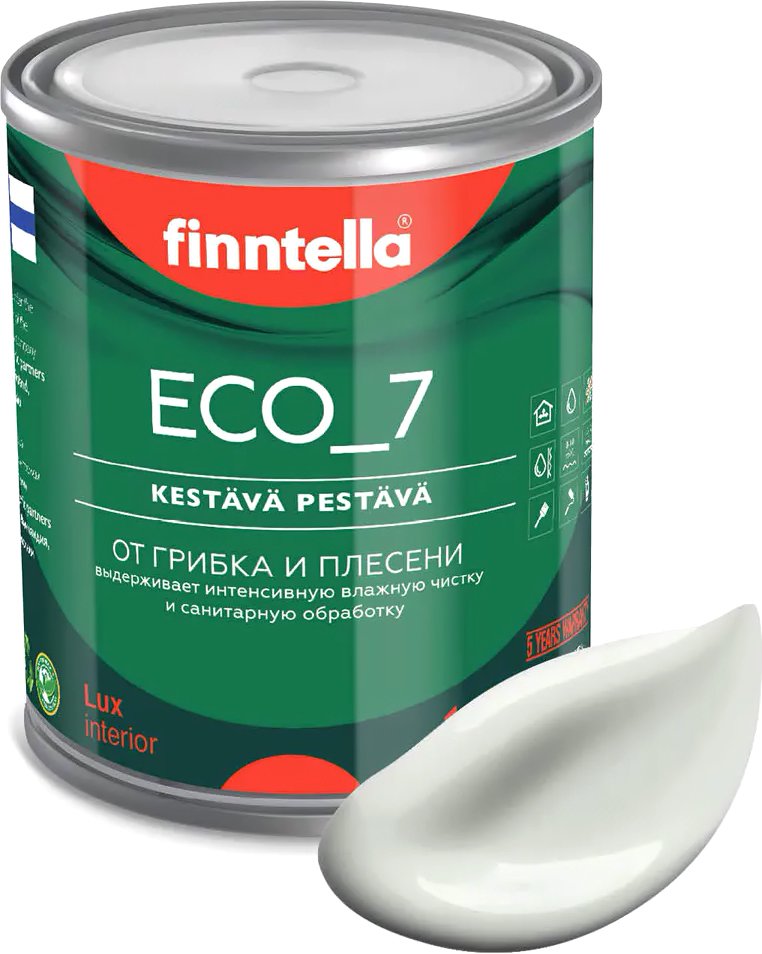 

Краска Finntella Eco 7 Marmori F-09-2-1-FL056 0.9 л (светло-серый)