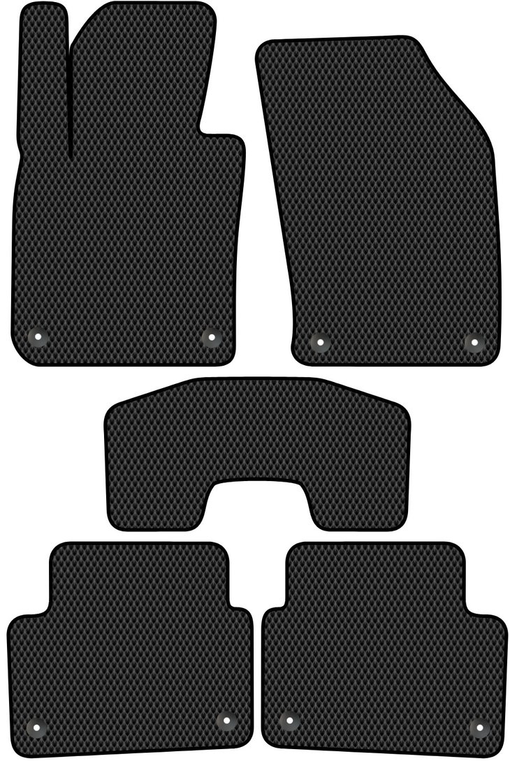 

Комплект ковриков для авто Alicosta Volvo V60 Cross County (универсал) 2018 - Н.В. (черный, ромб)