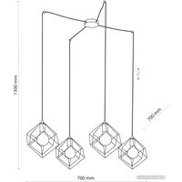 Подвесная люстра TK Lighting Alambre 6713