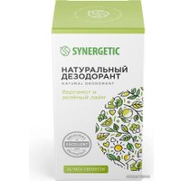 Дезодорант шариковый Synergetic Бергамот - зеленый лайм 50 мл