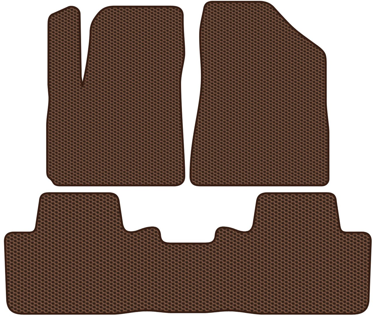 

Комплект ковриков для авто Alicosta Changan CS55 I (suv / SUV) 2017 - Н.В. (коричневый, сота)