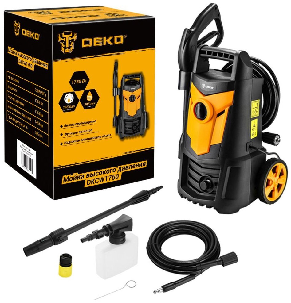 

Мойка высокого давления Deko DKCW1750 084-2042