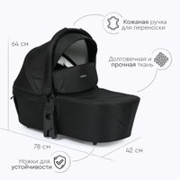Универсальная коляска Tomix Walker BD101B (2 в 1, black)