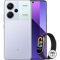 Телефон Xiaomi Redmi Note 13 Pro+ 5G 12GB/512GB с NFC международная версия (фиолетовое сияние) и Xiaomi Smart Band 8 (серый) по акции