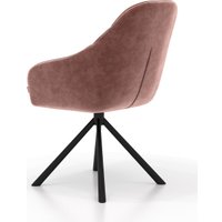 Стул Памир Босс F62 поворотный (розовый/черная опора)