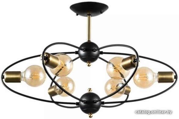 Люстра средней высоты Arte Lamp Glasgow A1963PL-6BK