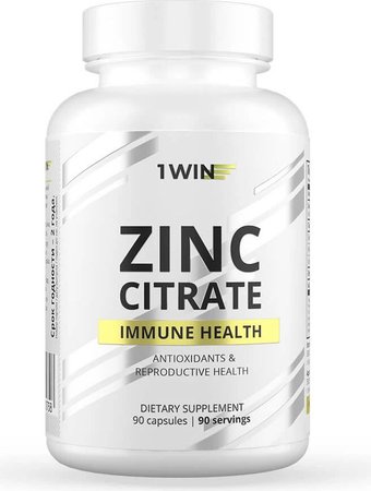 БАД 1WIN Цитрат цинка (90 капсул)