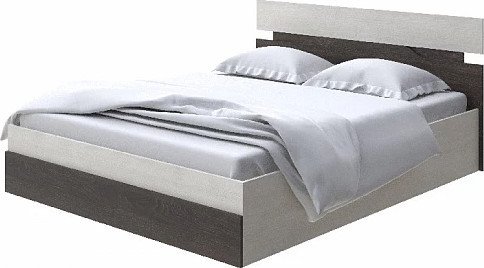 Кровать PROxSON Milton с ПМ 120x200 (дуб шамони светлый 124/дуб кантербери)