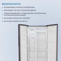 Холодильник side by side ZUGEL ZRSS630B