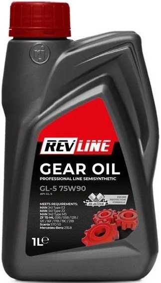 

Трансмиссионное масло Revline Semisynthetic GL-5 75W-90 1л