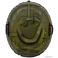 Тюбинг Тяни-Толкай Машинка Comfort со спинкой (танк, Кабат)