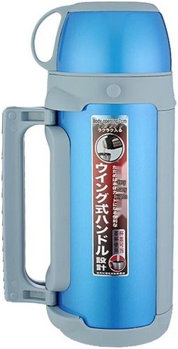 Термос Tiger MHK-A15C-AQ (синий/серебристый)