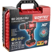 Дрель-шуруповерт Wortex BD 2025-1 DLi 1329838 (с 2-мя АКБ, кейс)